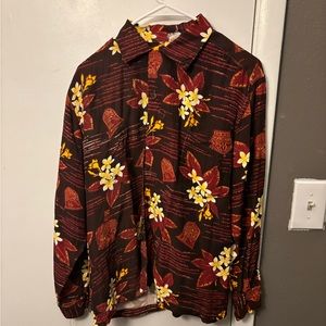 Vintage Hawaiian long sleeve shirt